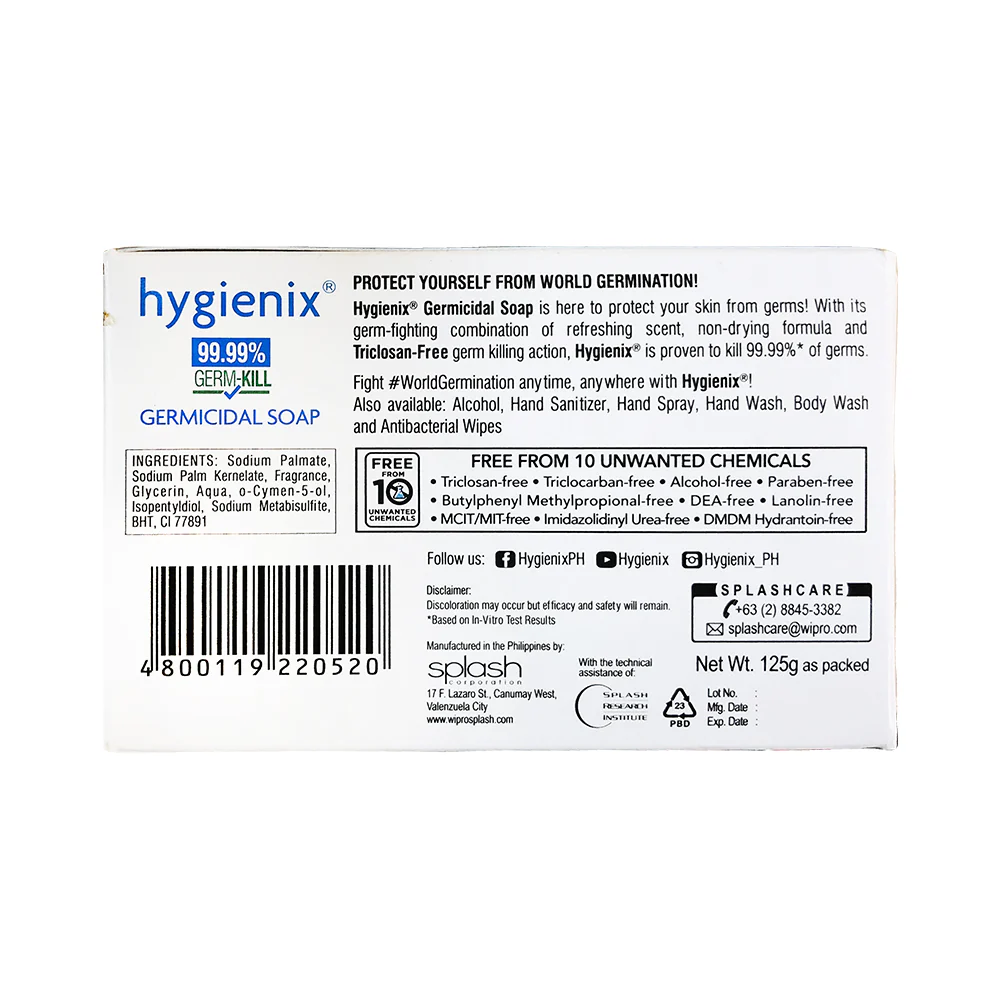 Hygienix Pure Defense Germicidal Soap 125g - Image 2