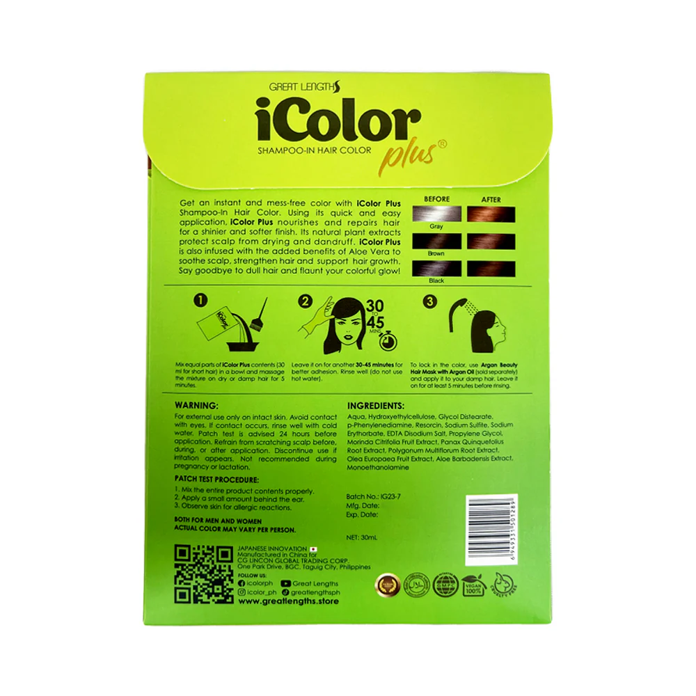 iColor Shampoo In Hair Color 30ml - Image 2