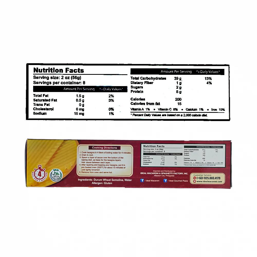 Ideal Gourmet Lasagna 454g - Image 3