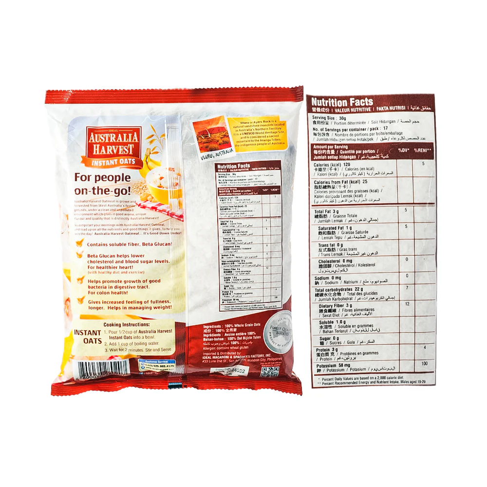 Ideal Harvest Oats Instant 500g - Image 3