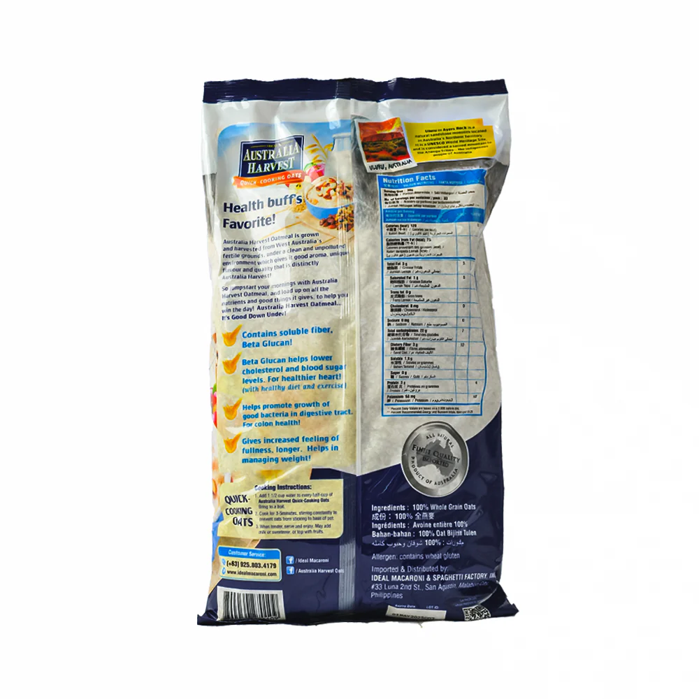 Ideal Harvest Oats Quick Cooking 1000g - Image 2