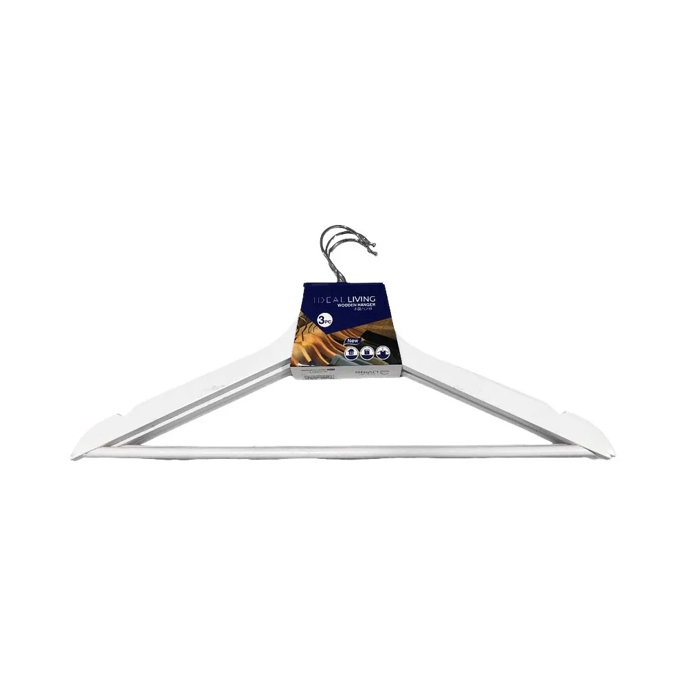 Ideal Living 3in1 Wooden Hanger - Image 5