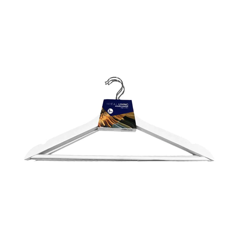 Ideal Living 3in1 Wooden Hanger - Image 6