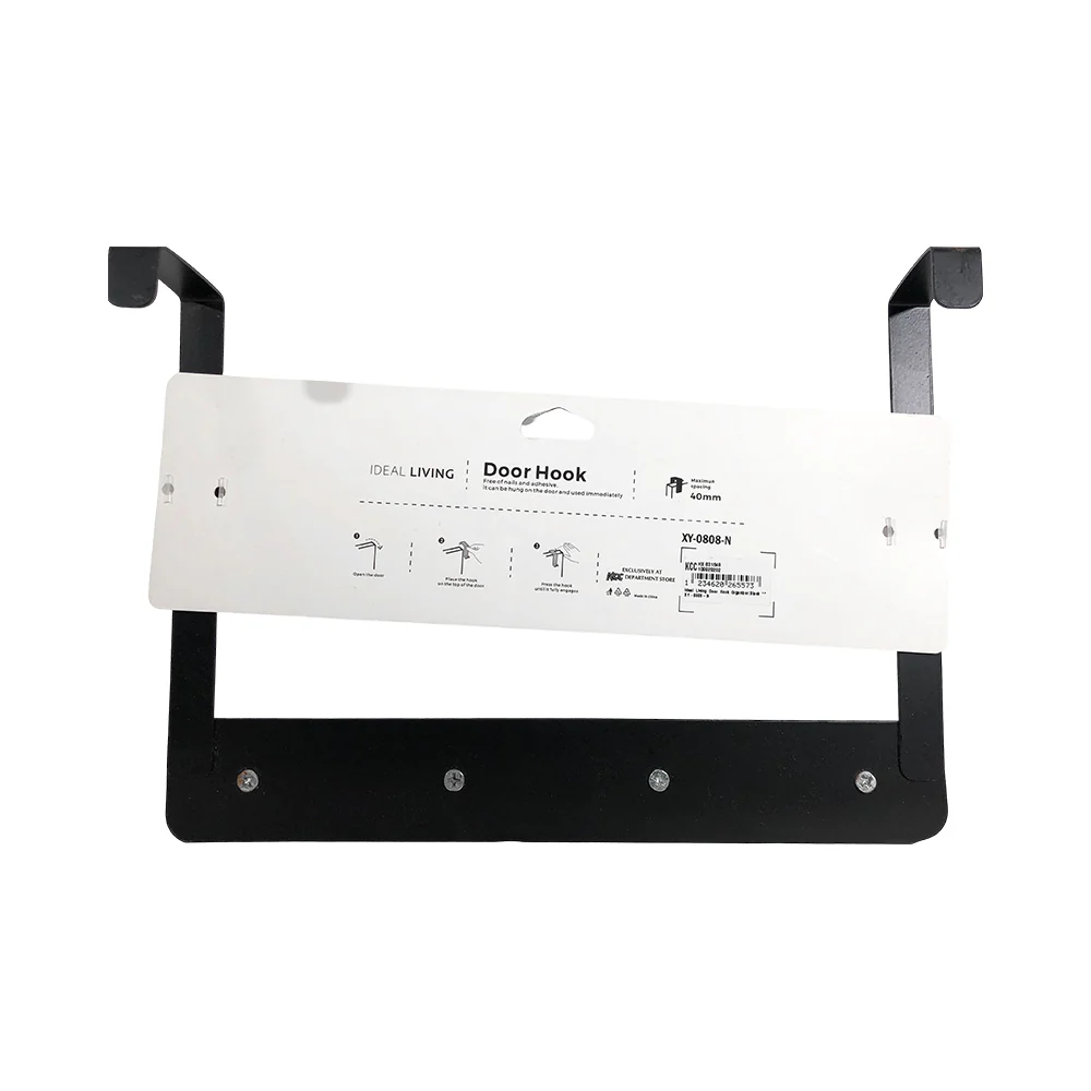 Ideal Living Door Hook Organizer Black - Image 4