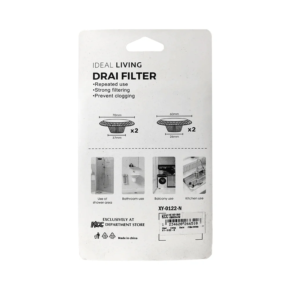 Ideal Living Drain Filter White - Image 4