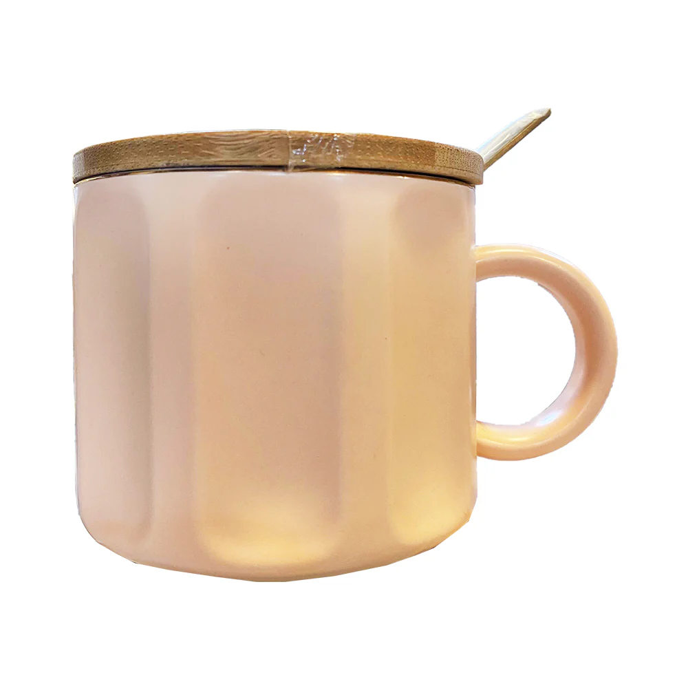 Ideal Living Mug With Cover And Spoon 320ml - Image 2