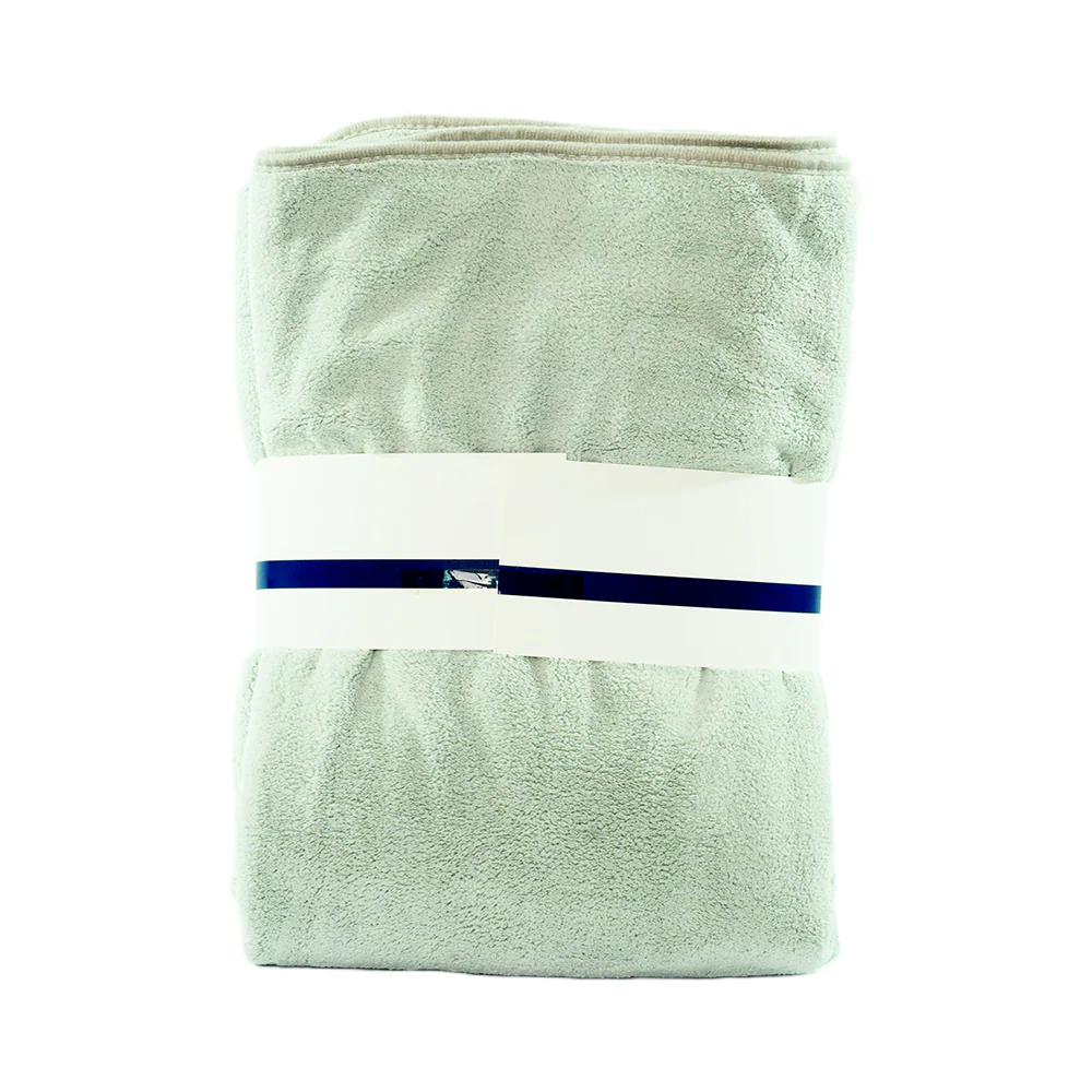 Ideal Living Plain Fleece Bath Towel 2's - Image 2