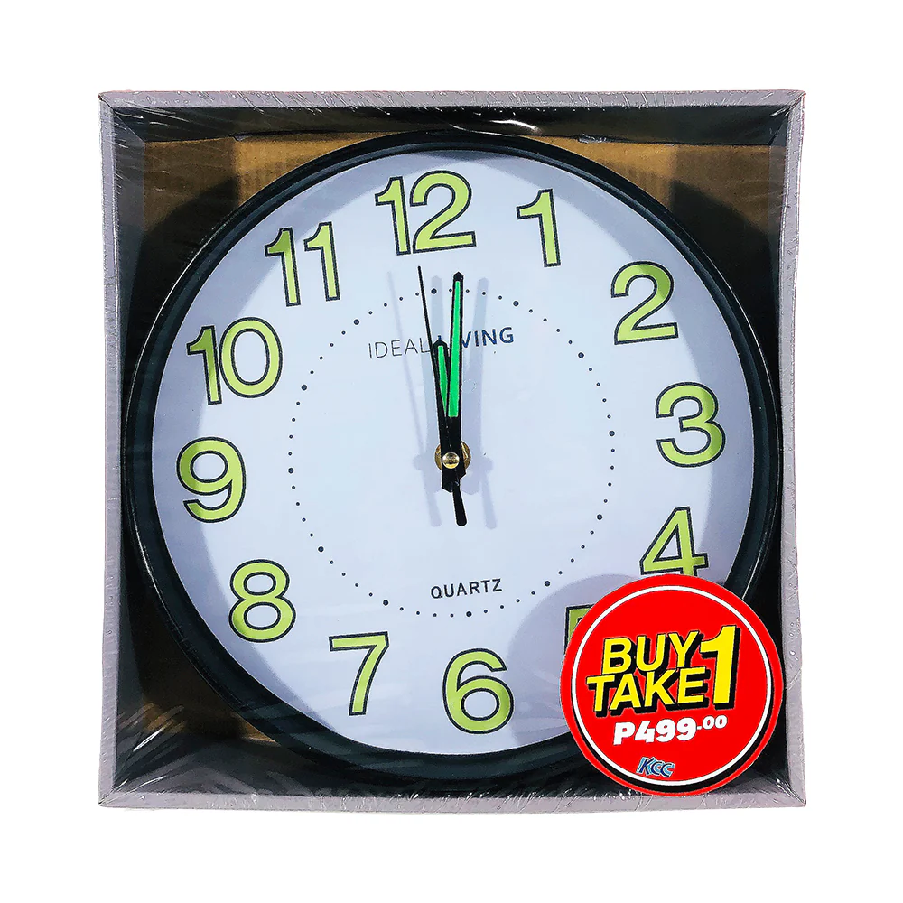 Ideal Living Wall Clock 10in - Image 2