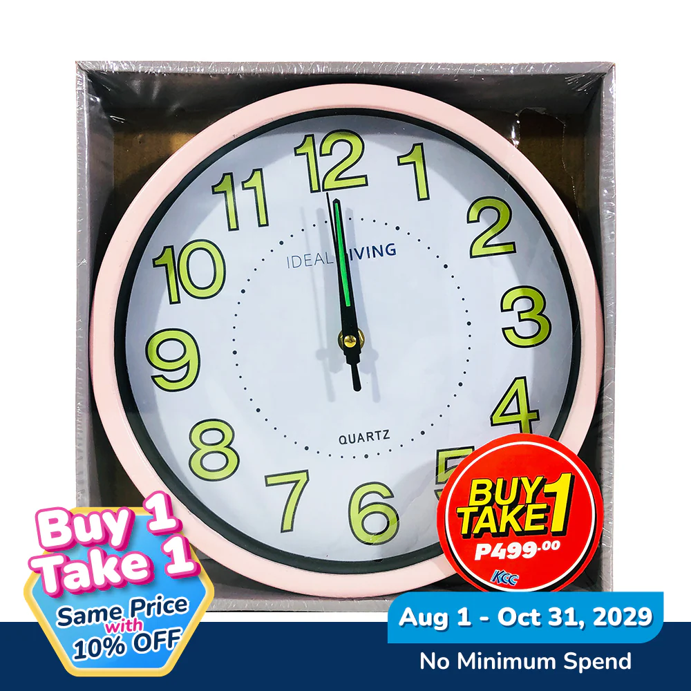 Ideal Living Wall Clock 10in - Image 10