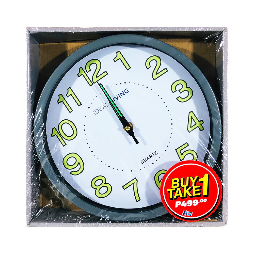 Ideal Living Wall Clock 10in - Image 2