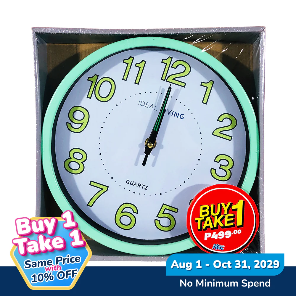 Ideal Living Wall Clock 10in - Image 4