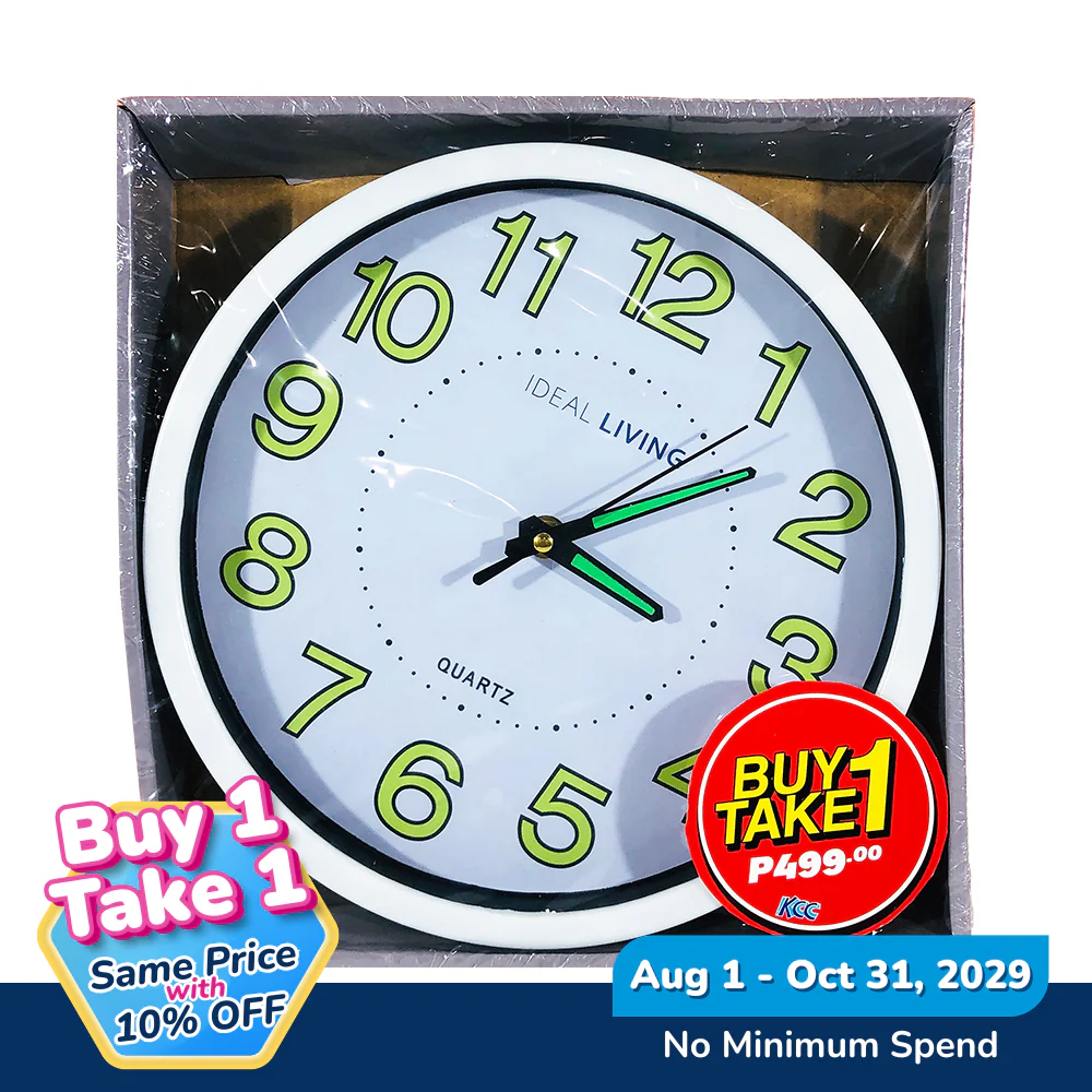 Ideal Living Wall Clock 10in - Image 7