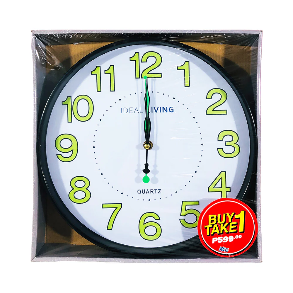 Ideal Living Wall Clock 12in - Image 2