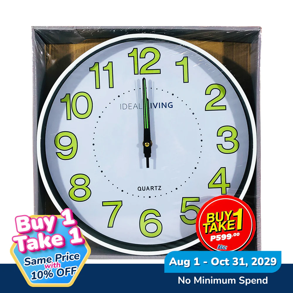 Ideal Living Wall Clock 12in - Image 4