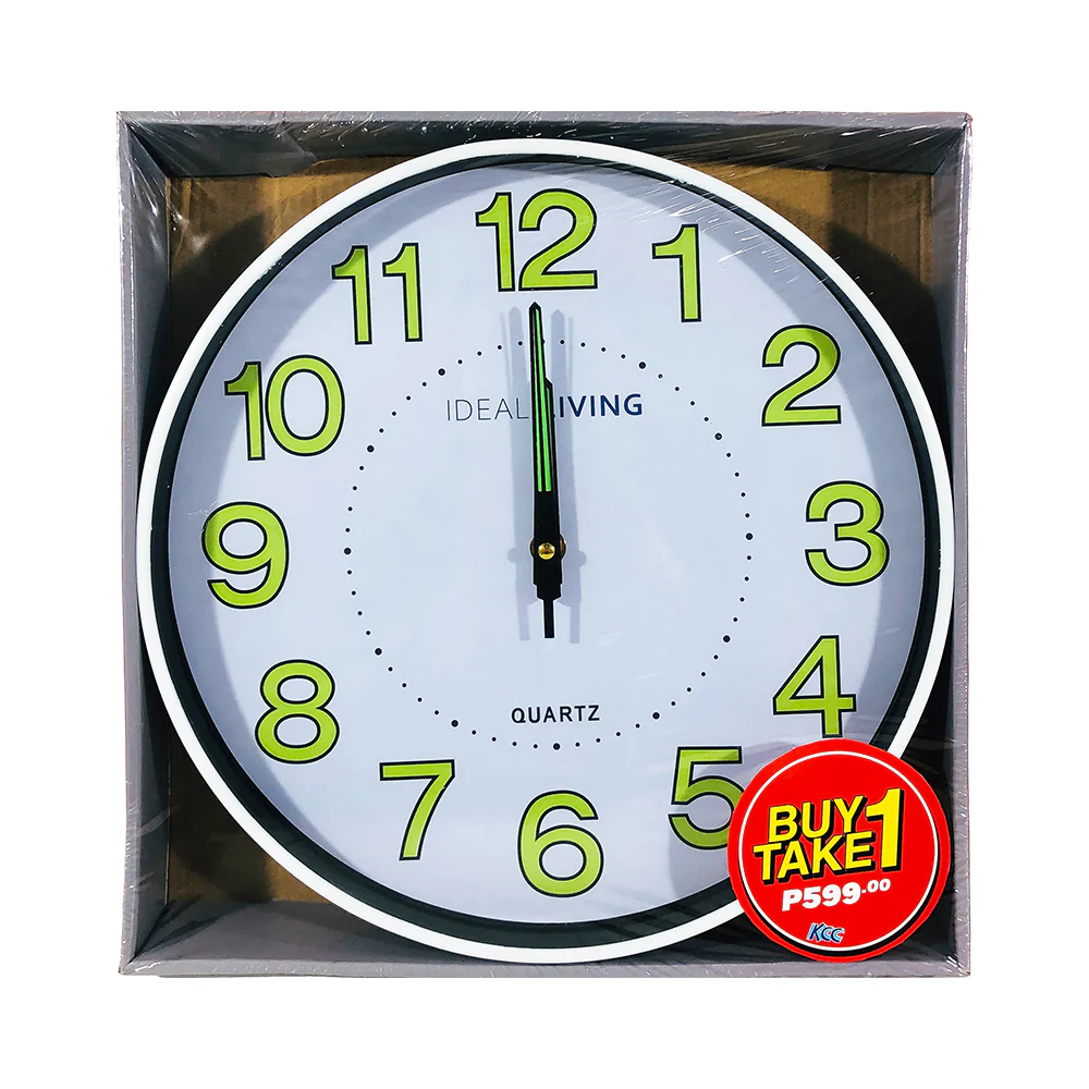 Ideal Living Wall Clock 12in - Image 5