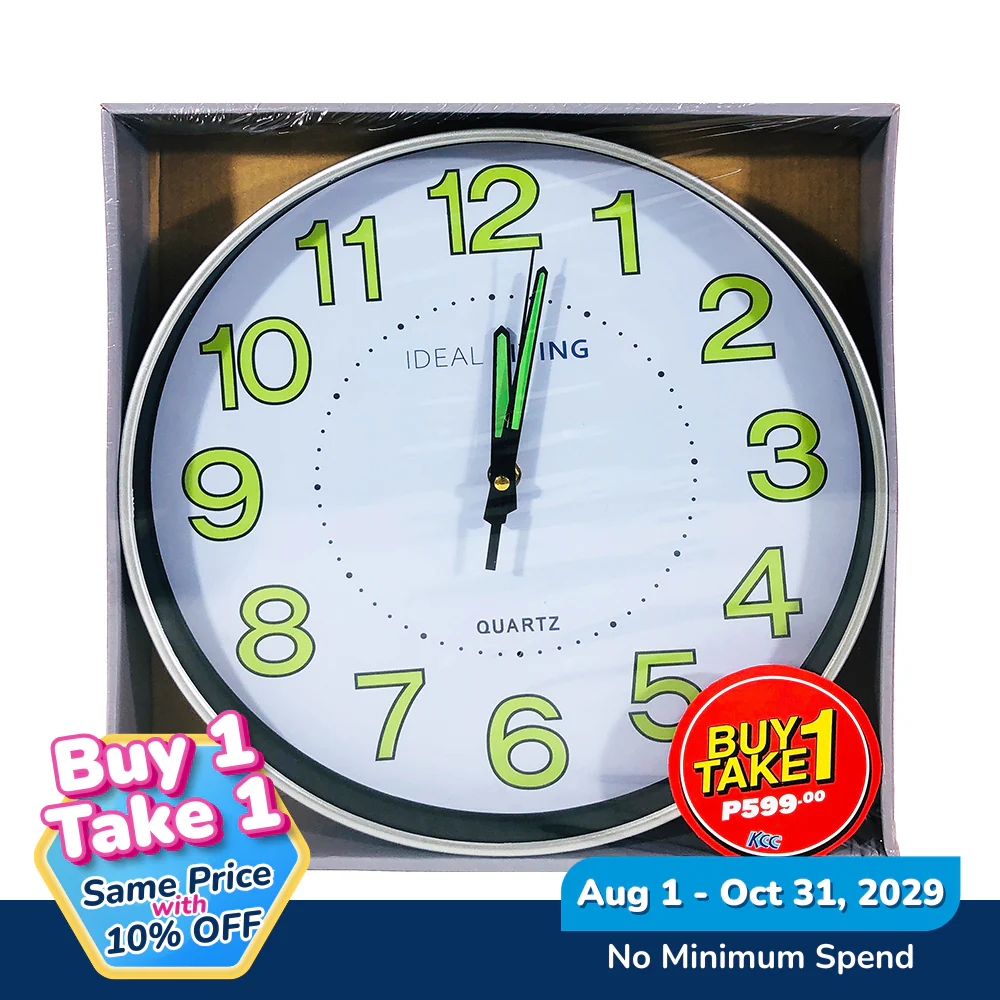 Ideal Living Wall Clock 12in - Image 7