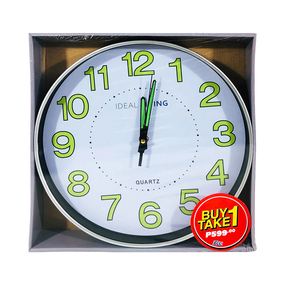 Ideal Living Wall Clock 12in - Image 8