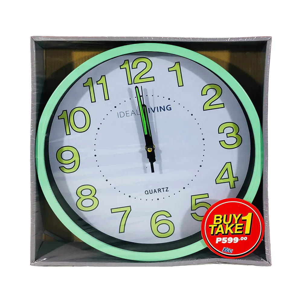 Ideal Living Wall Clock 12in - Image 2