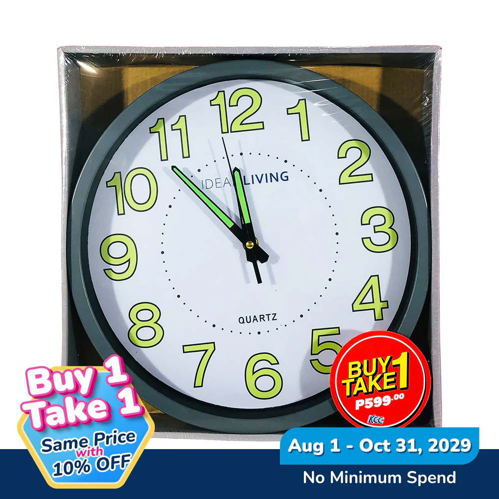 Ideal Living Wall Clock 12in - Image 4