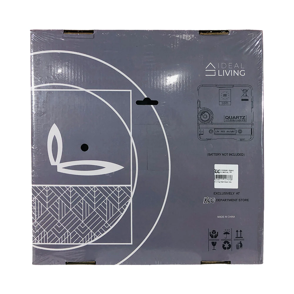 Ideal Living Wall Clock 12in - Image 6