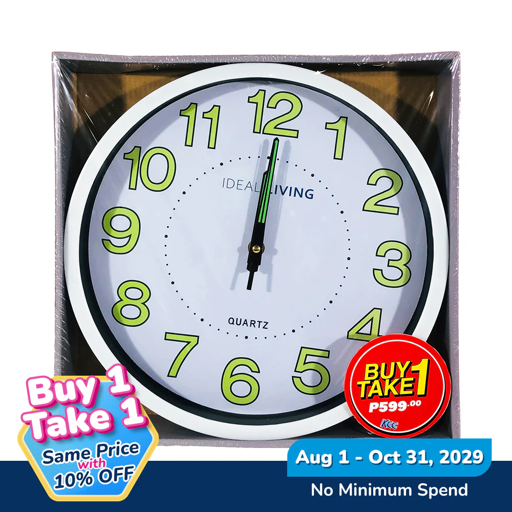 Ideal Living Wall Clock 12in - Image 7