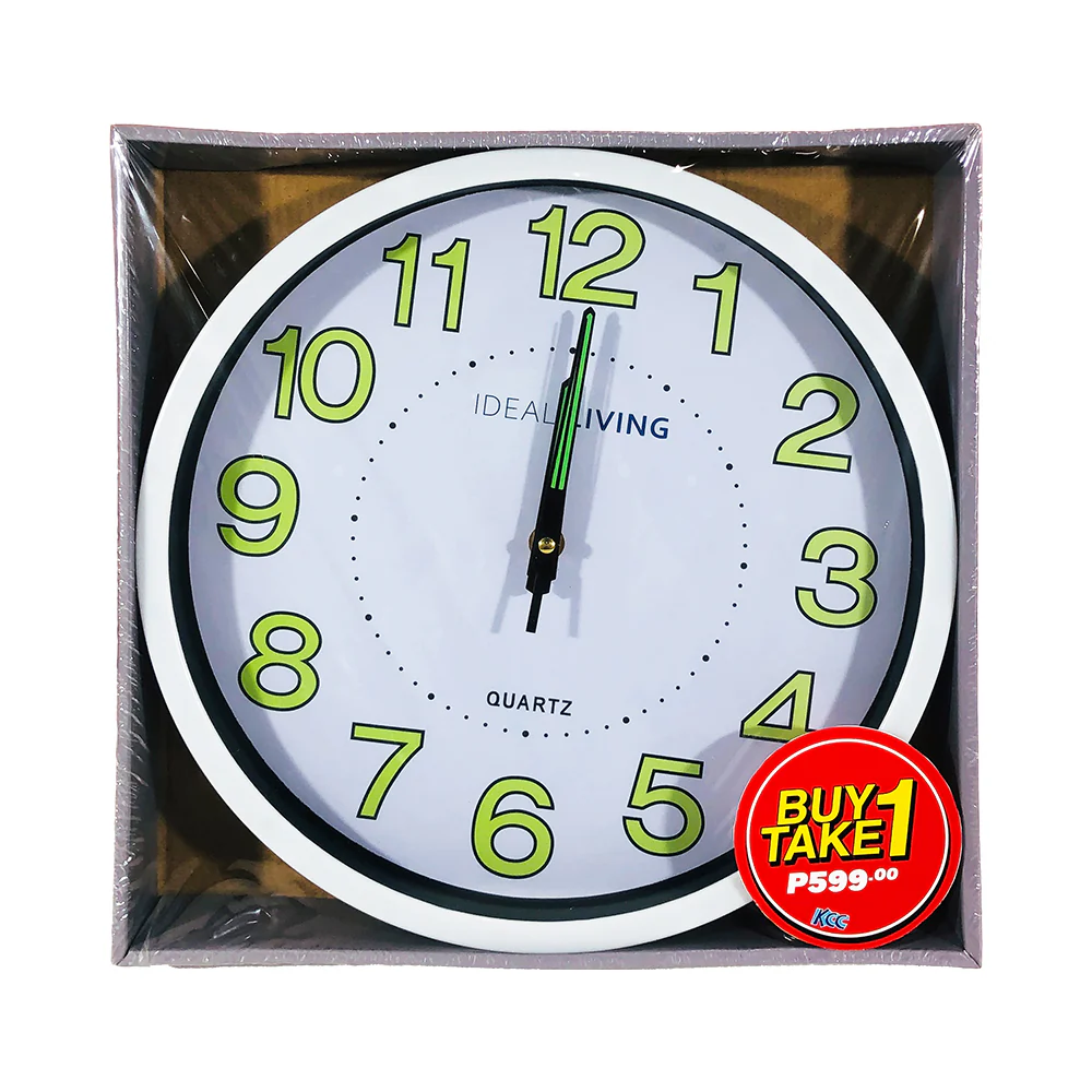 Ideal Living Wall Clock 12in - Image 8