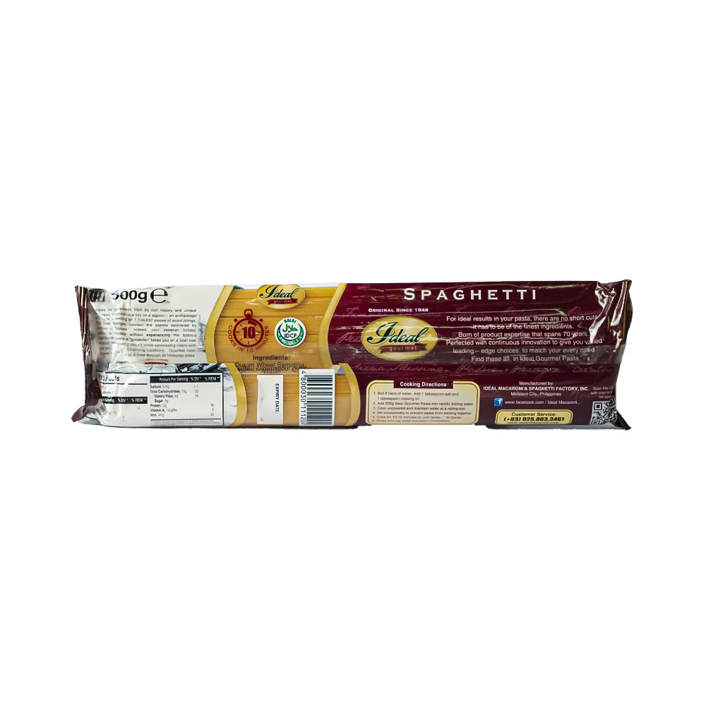 Ideal Premium Spaghetti 500g - Image 2