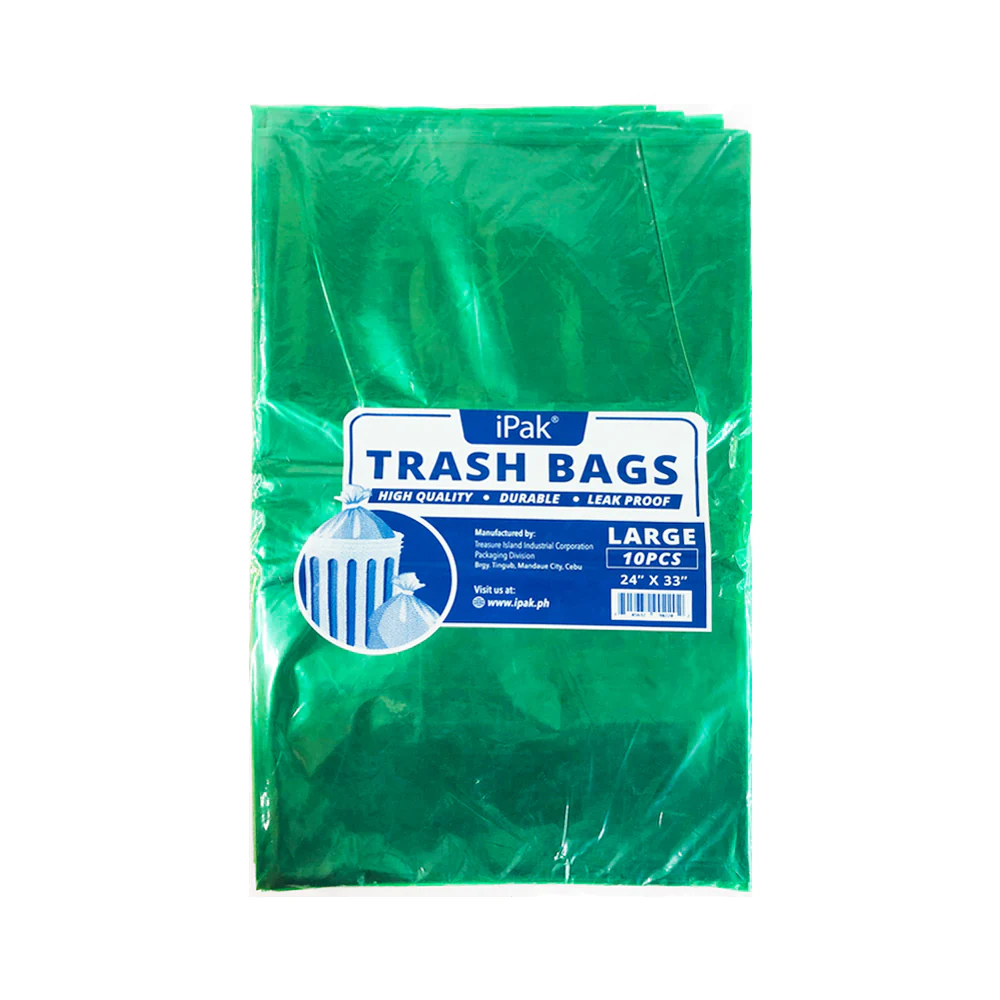 IPak A.Y Trash Bag Green 10’s - Image 3