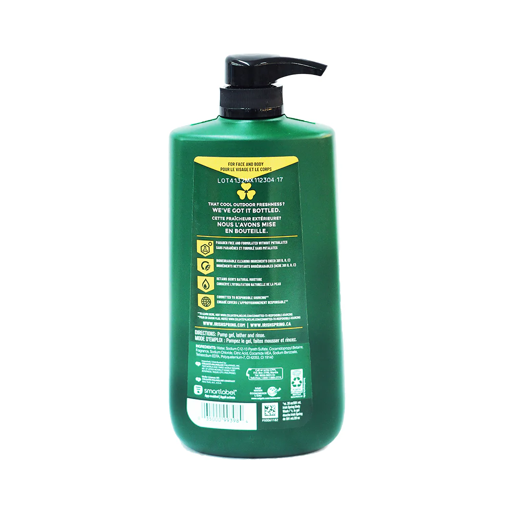 Irish Spring Body Wash Original Clean 887ml - Image 2