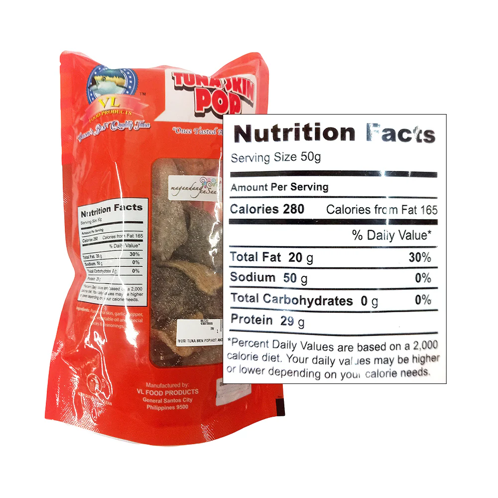Ivori Tuna Skin Pop Hot And Spicy 50g - Image 2