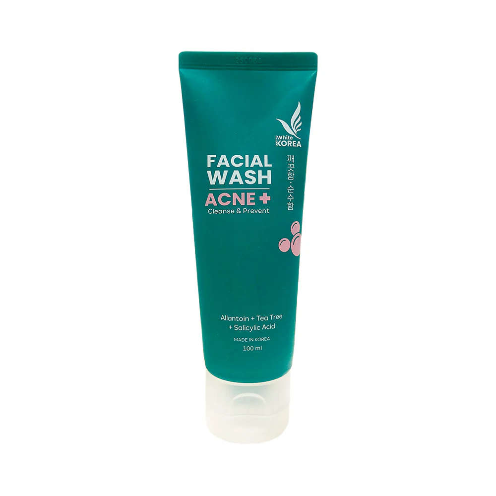 iWhite Korea Facial Wash Acne+ 100ml - Image 2