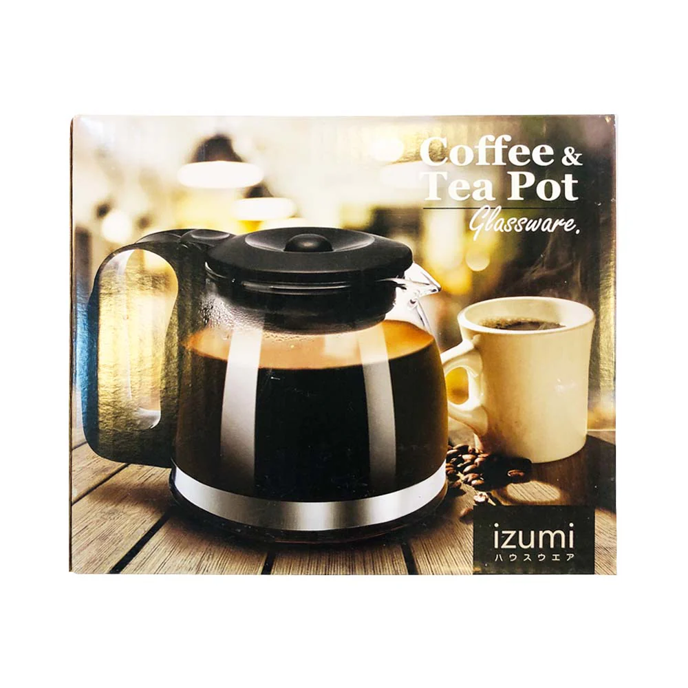 Izumi Coffee And Tea Pot Black 1250ml - Image 2