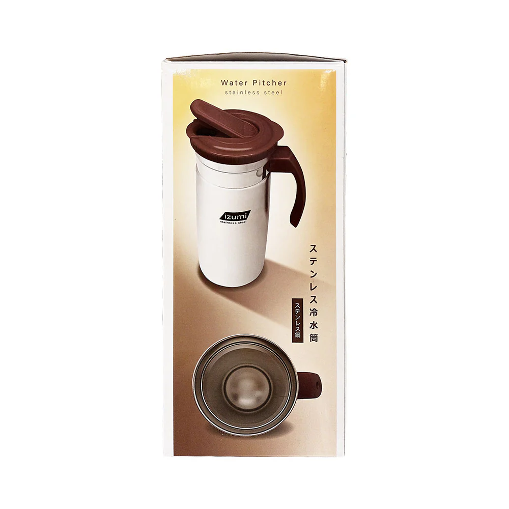 Izumi Stainless Steel Water Pitcher 1300ml - Image 3