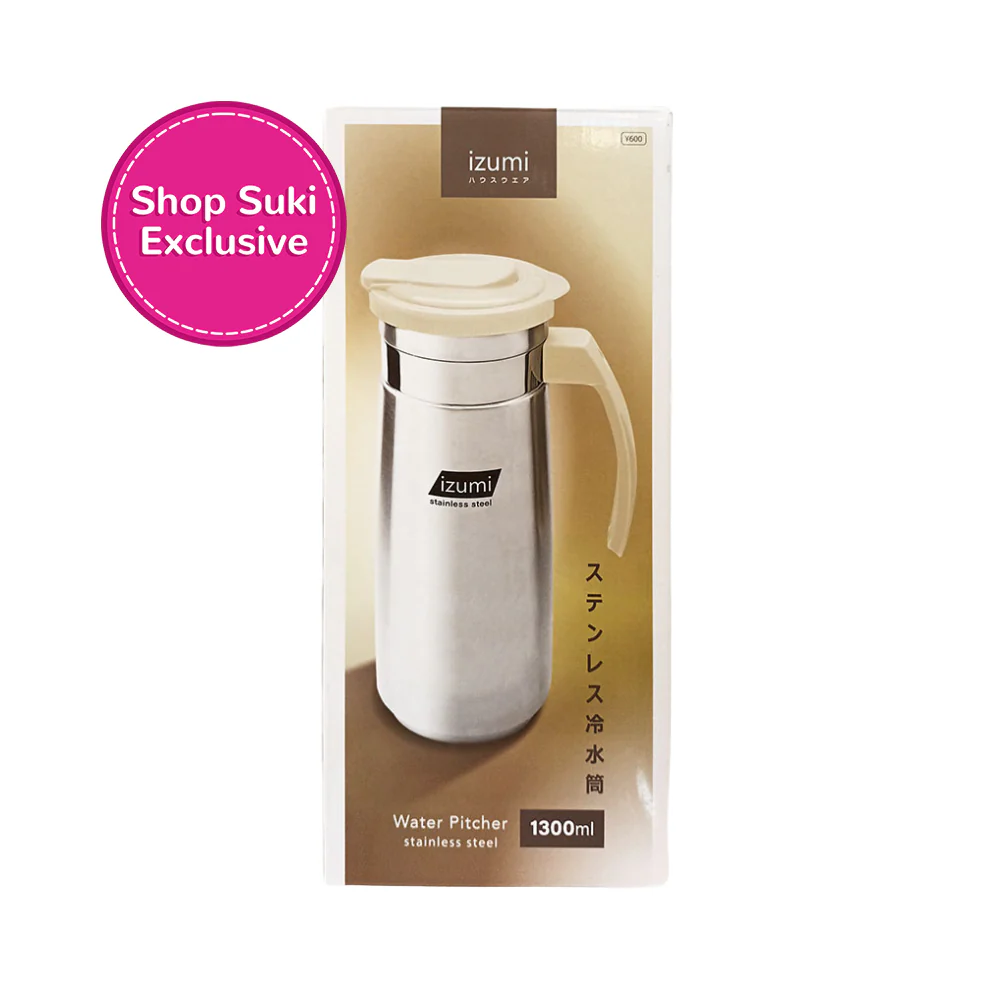 Izumi Stainless Steel Water Pitcher 1300ml - Image 4