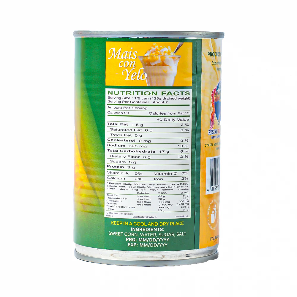 J em J Golden Sweet Whole Kernel Corn 425g - Image 2