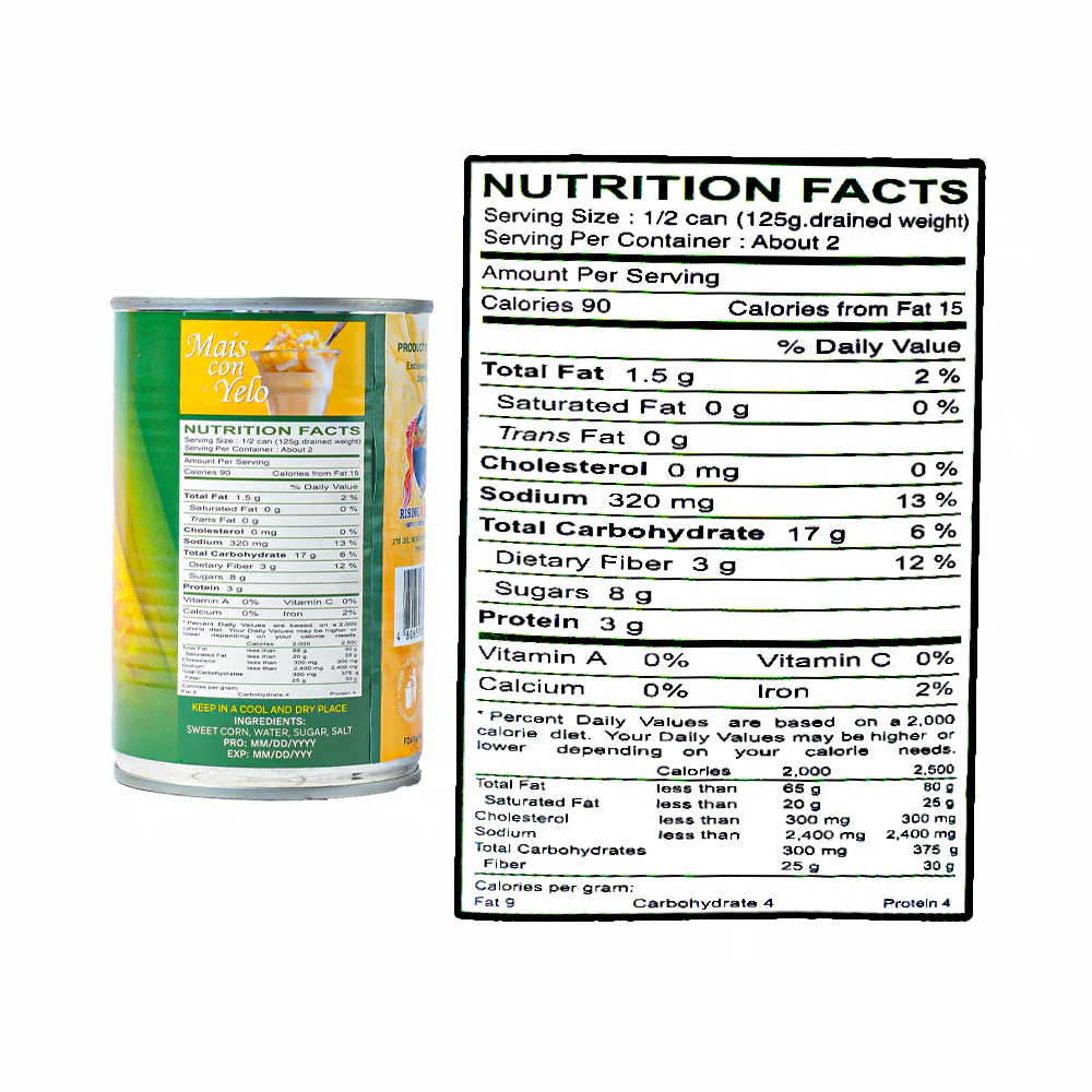 J em J Golden Sweet Whole Kernel Corn 425g - Image 3