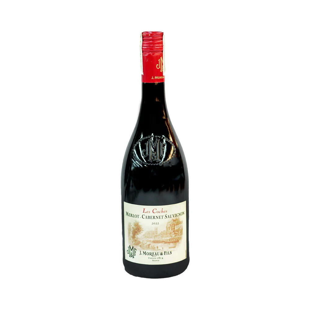 J. Moreau And Fils Merlot-Cabernet Sauvignon Red Wine 750ml - Image 2