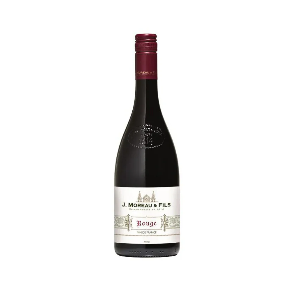 J. Moreau and Fils Rouge Red Wine 750ml - Image 2
