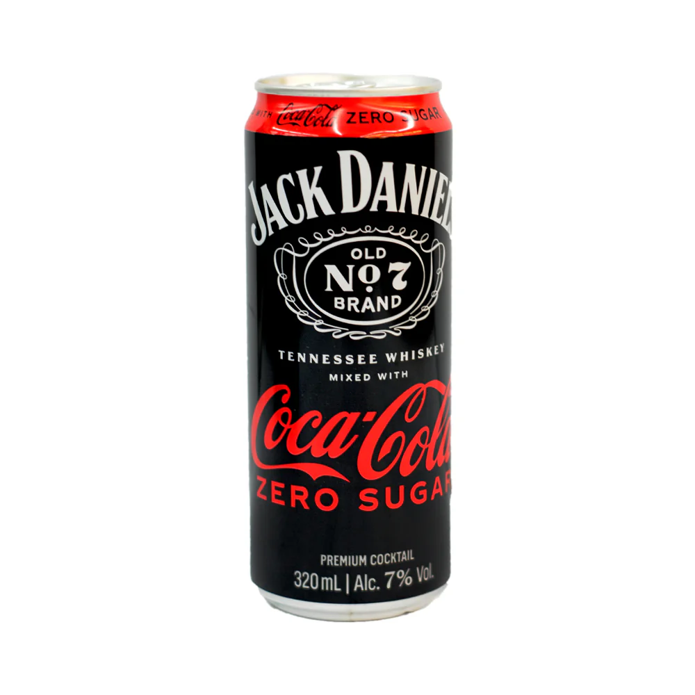 Jack Daniel's And Coke Zero Sugar 320ml - Image 2