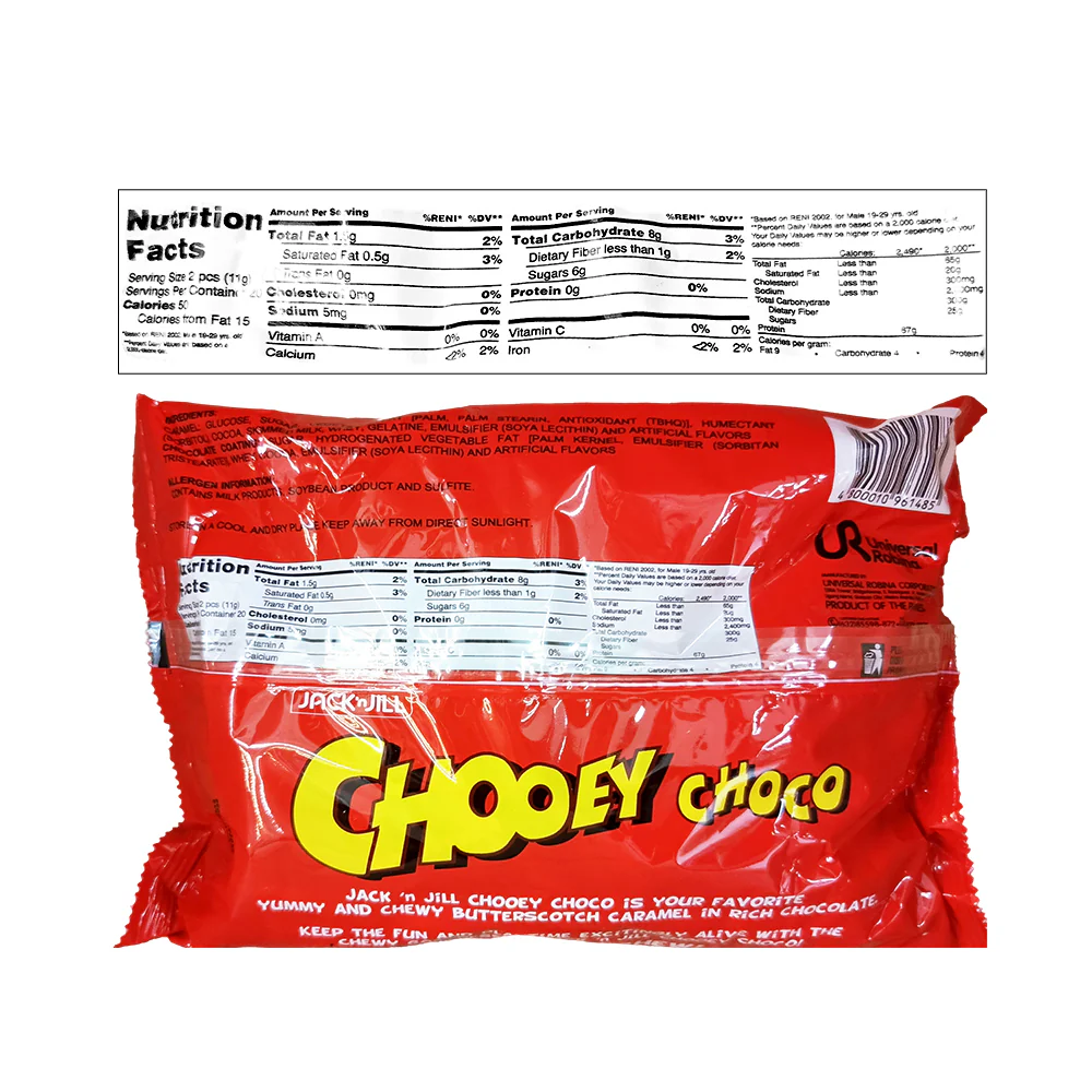Jack 'n Jill Chooey Choco Caramel Chocolate 5.5g x 40's - Image 2
