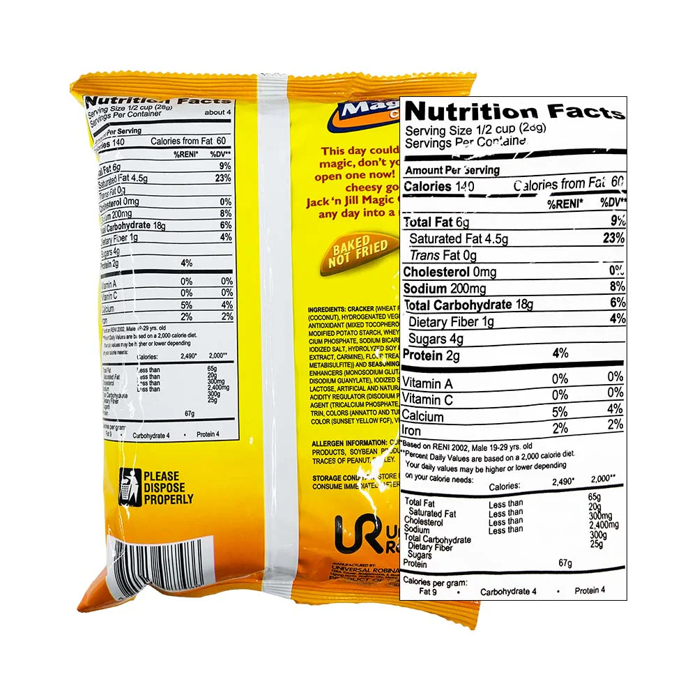 Jack 'n Jill Magic Chips Cheese 100g - Image 2