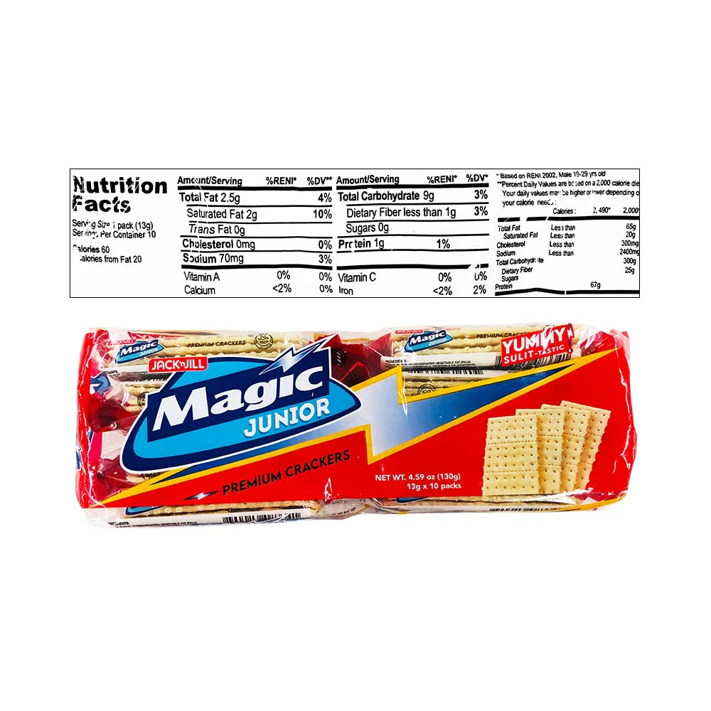 Jack 'n Jill Magic Junior Premium Crackers 16g x 10's - Image 2