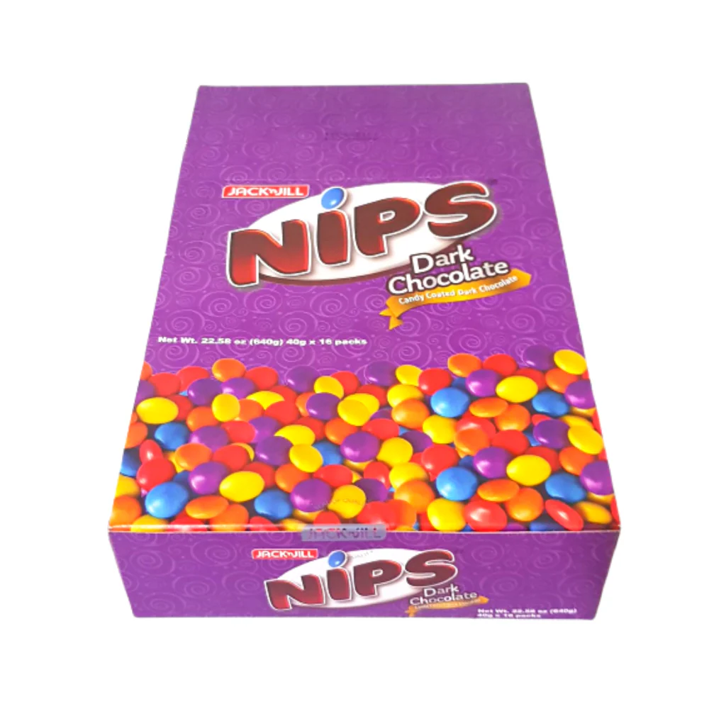 Jack 'n Jill Nips Dark Chocolate 40g x 16's - Image 2