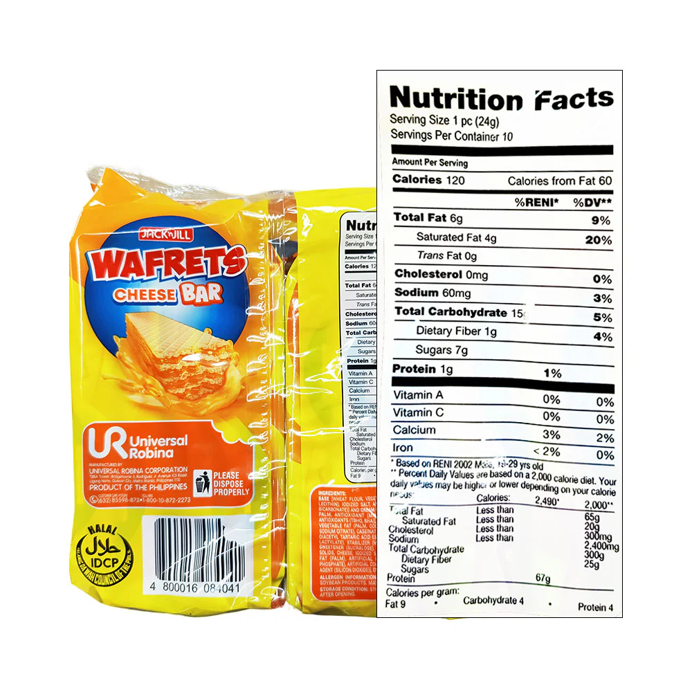 Jack 'n Jill Wafrets Cheese Brix 24g x 10's - Image 2