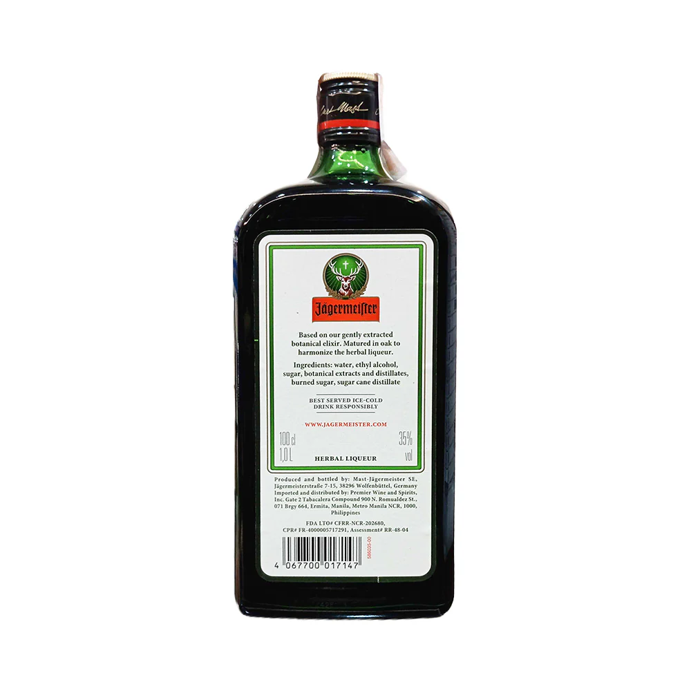Jagermeister Herb Liqueur 1L - Image 2