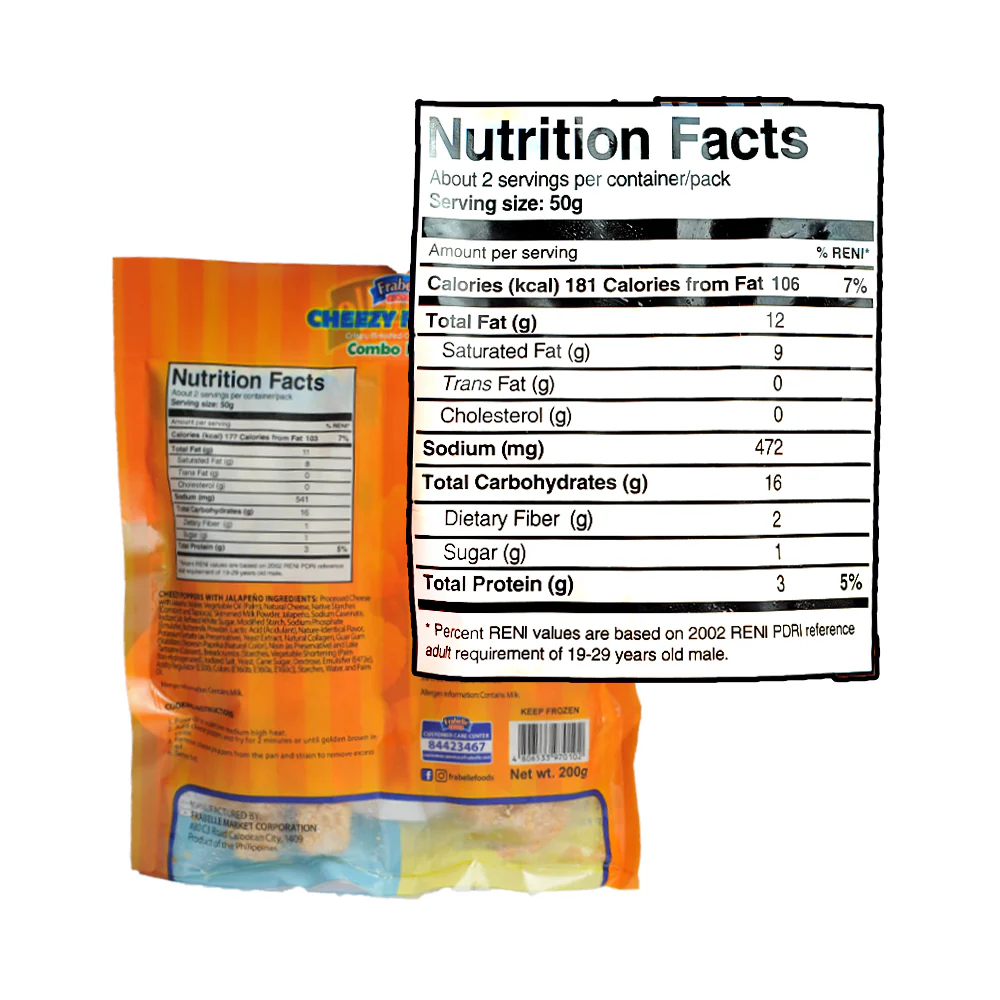 Frabelle Cheezy Poppers Combo Pack 200g - Image 2