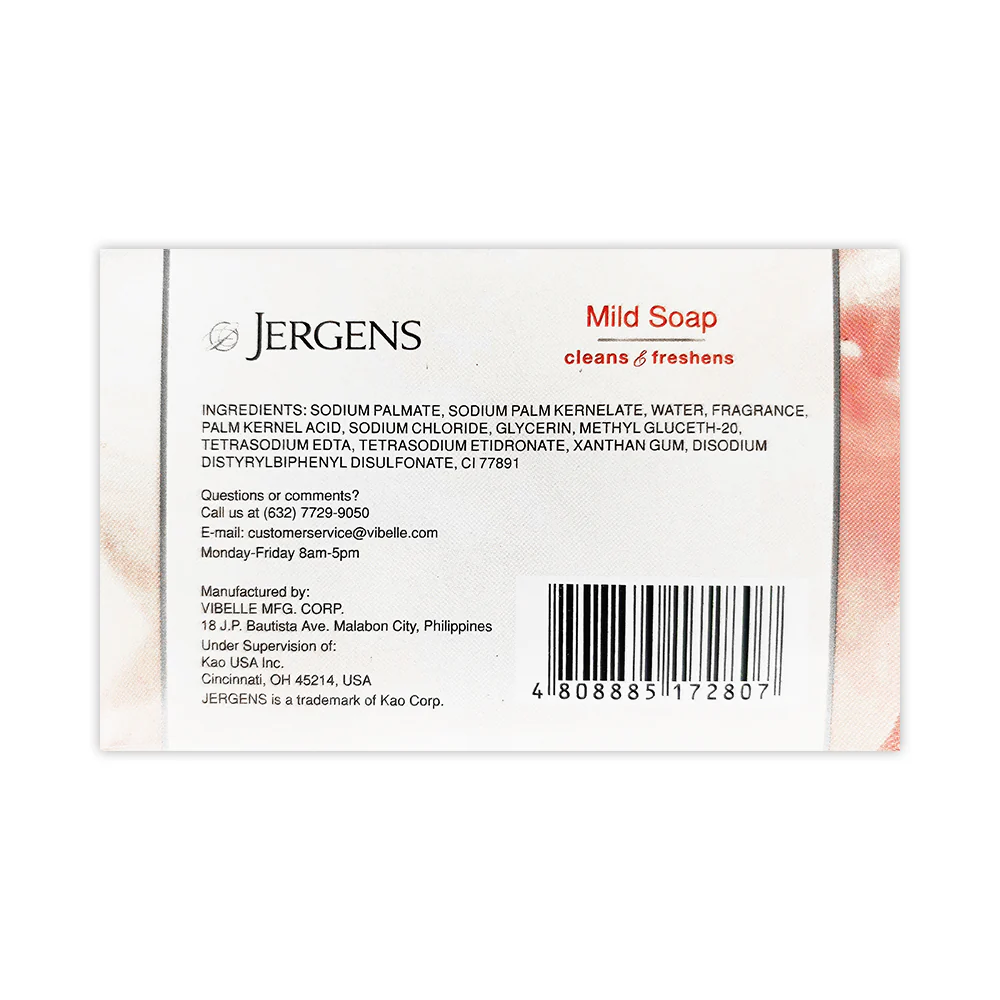 Jergens Mild Soap Bar 135g - Image 2