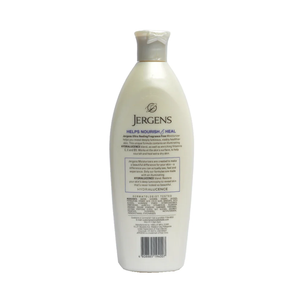 Jergens Ultra Healing Fragrance Free Moisturizing Lotion 200ml - Image 2