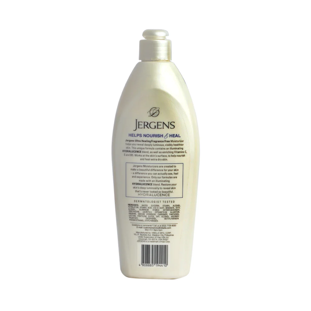 Jergens Ultra Healing Fragrance Free Moisturizing Lotion 500ml - Image 2