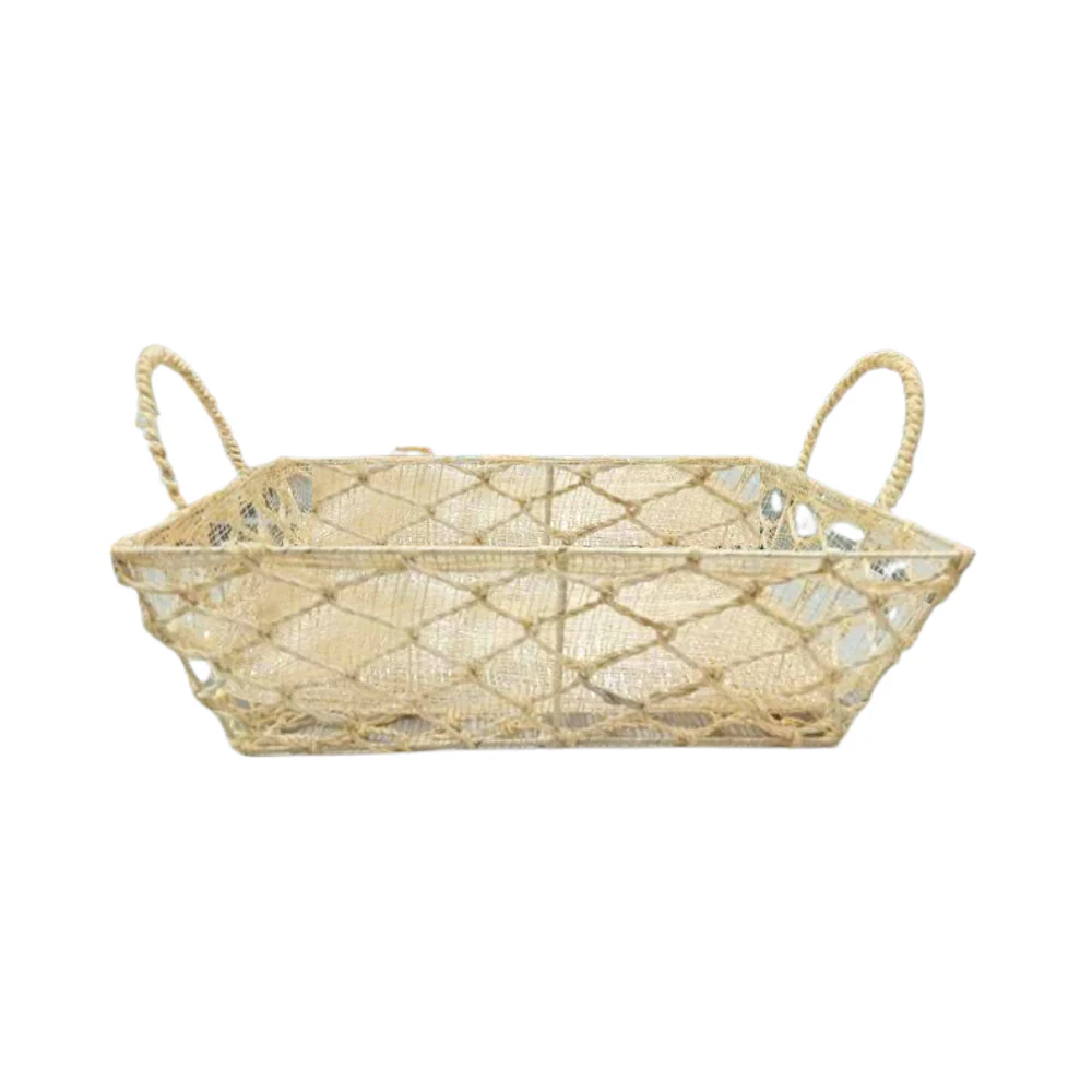 Jerry Native Tray With Sinamay